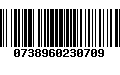 Código de Barras 0738960230709