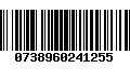 Código de Barras 0738960241255