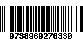 Código de Barras 0738960270330