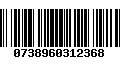 Código de Barras 0738960312368