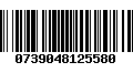 Código de Barras 0739048125580