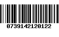 Código de Barras 0739142120122