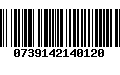 Código de Barras 0739142140120