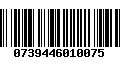 Código de Barras 0739446010075