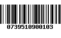 Código de Barras 0739510900103