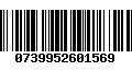 Código de Barras 0739952601569