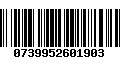 Código de Barras 0739952601903