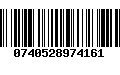 Código de Barras 0740528974161