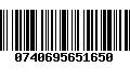 Código de Barras 0740695651650