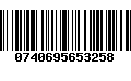 Código de Barras 0740695653258
