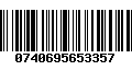 Código de Barras 0740695653357