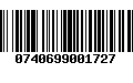 Código de Barras 0740699001727