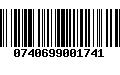 Código de Barras 0740699001741