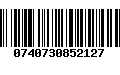 Código de Barras 0740730852127