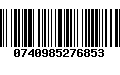 Código de Barras 0740985276853