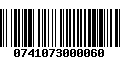 Código de Barras 0741073000060