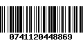 Código de Barras 0741120448869