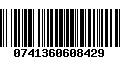Código de Barras 0741360608429