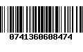 Código de Barras 0741360608474