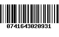 Código de Barras 0741643020931