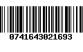 Código de Barras 0741643021693