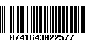 Código de Barras 0741643022577