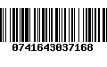 Código de Barras 0741643037168