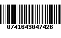 Código de Barras 0741643047426