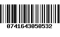 Código de Barras 0741643050532