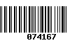 Código de Barras 074167