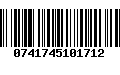 Código de Barras 0741745101712