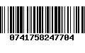 Código de Barras 0741758247704