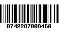 Código de Barras 0742287008460