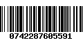 Código de Barras 0742287605591