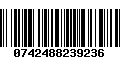 Código de Barras 0742488239236