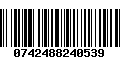 Código de Barras 0742488240539