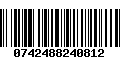 Código de Barras 0742488240812