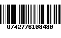 Código de Barras 0742776108480