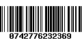 Código de Barras 0742776232369