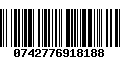 Código de Barras 0742776918188