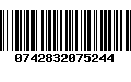 Código de Barras 0742832075244