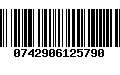 Código de Barras 0742906125790