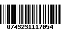 Código de Barras 0743231117054