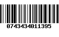 Código de Barras 0743434011395