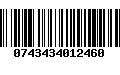 Código de Barras 0743434012460
