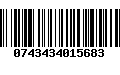 Código de Barras 0743434015683