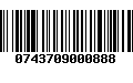 Código de Barras 0743709000888