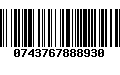 Código de Barras 0743767888930