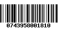 Código de Barras 0743958001810