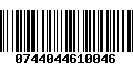 Código de Barras 0744044610046